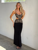 WISTERIA MAXI DRESS BLACK