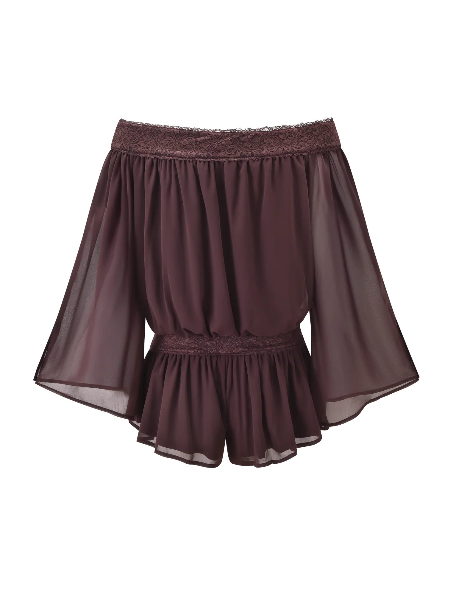 TESSIE PLAYSUIT BROWN