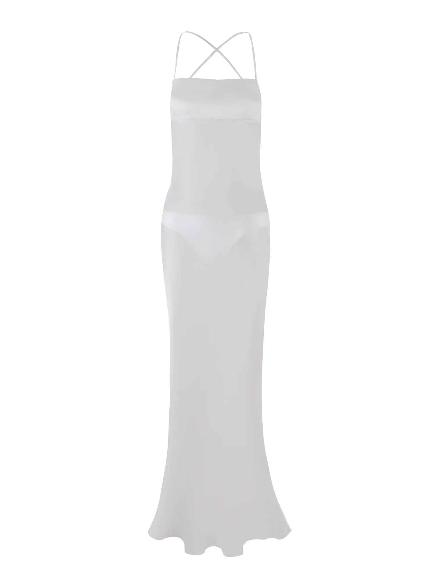 KIAH MAXI DRESS WHITE ICE