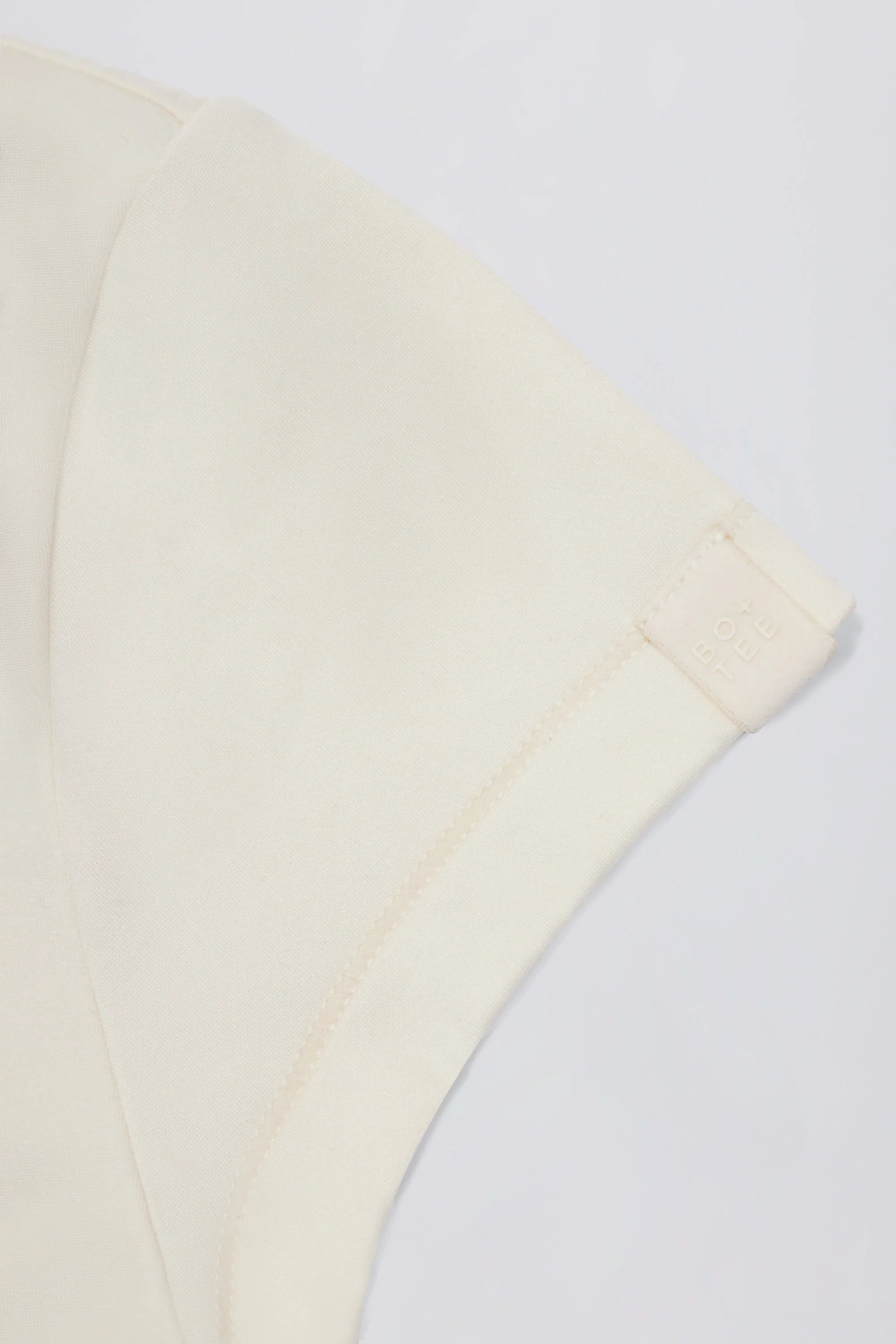 Cut Out Longline T Shirt in Oat