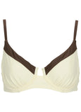 Colorblock Underwire Top Pristine Chicory