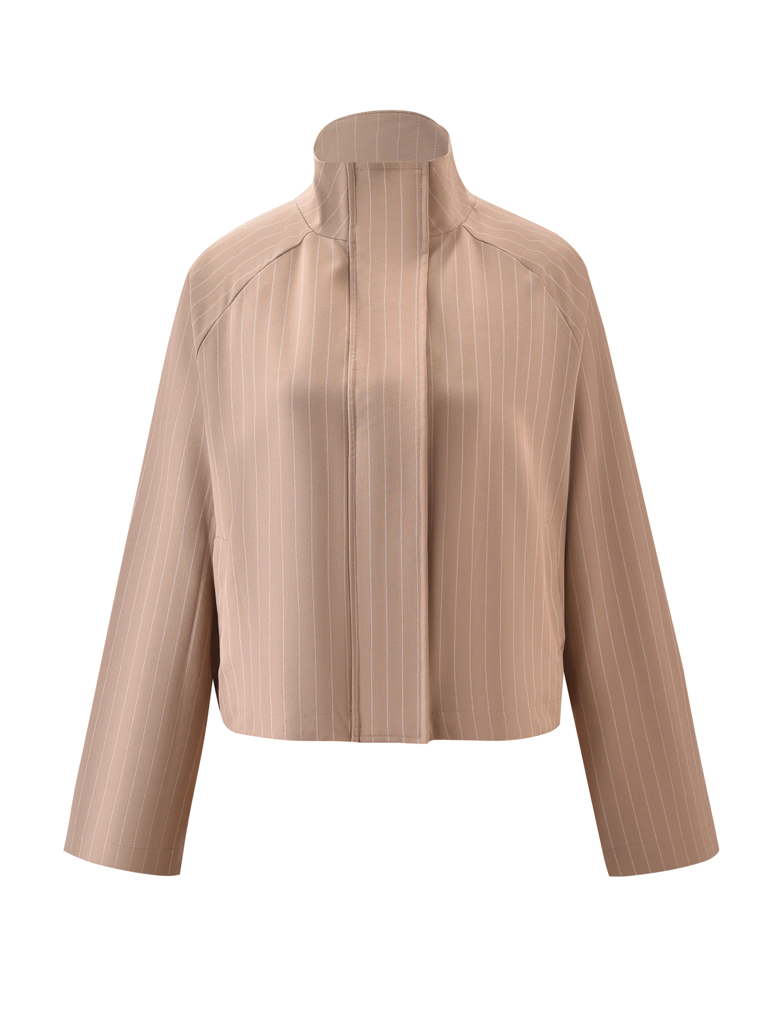 LENNEX JACKET TAN PINSTRIPE