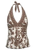 Athens Halter Tankini Top Mystic Paisley