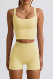 Super Sculpt Seamless Longline Camisole Top in Butter Yellow