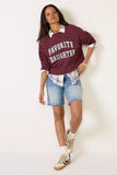 Cropped Collegiate Sweatshirt