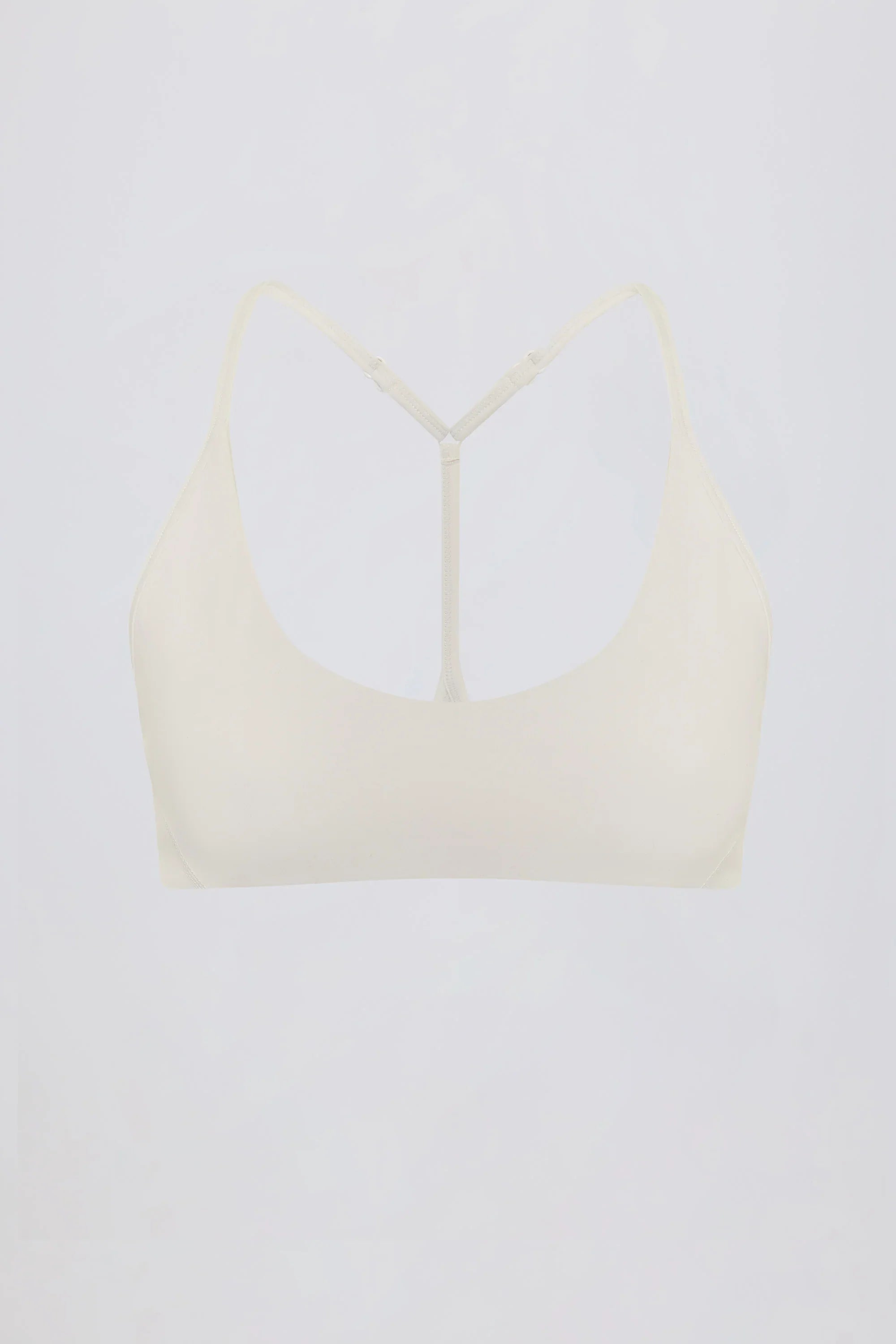 Soft Active Racerback Sports Bra in Oat
