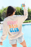 Sunny Days Club Cream Graphic Sweatshirt