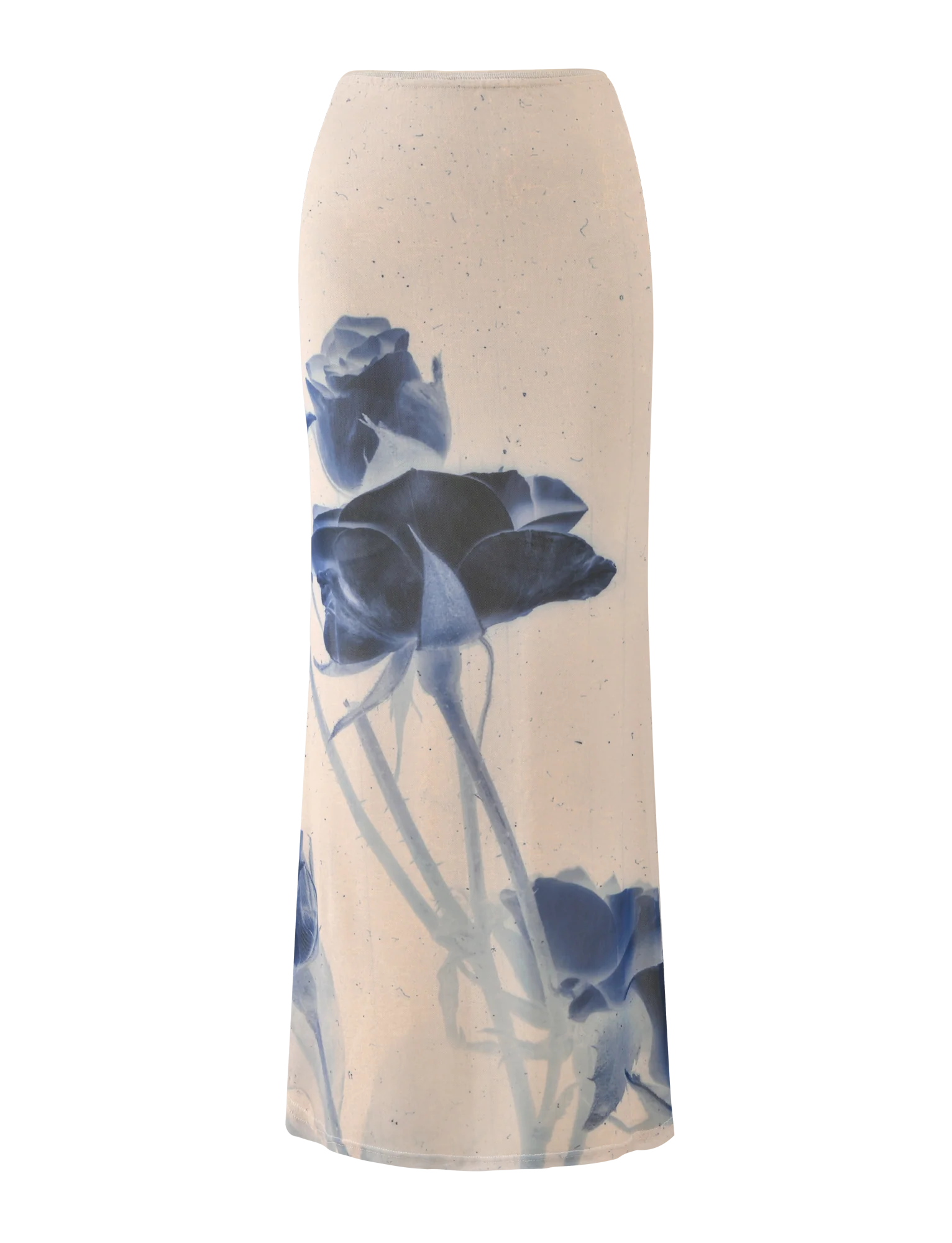 JANIS MAXI SKIRT INDIGO FLORAL