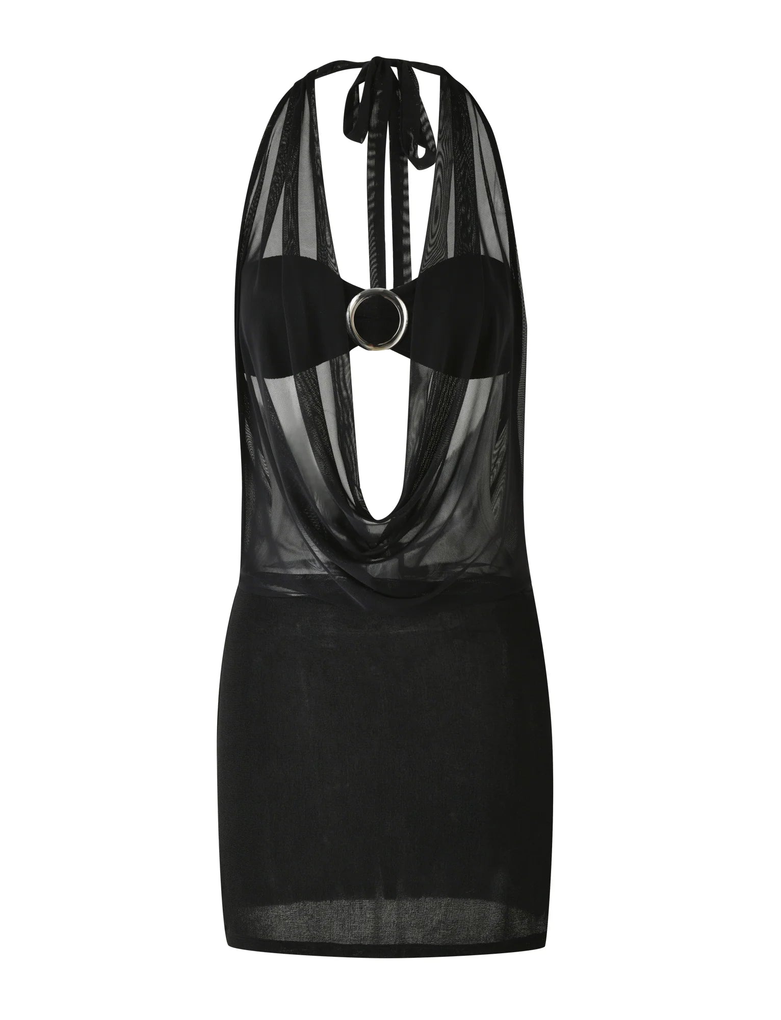 MAKENA TWO PIECE DRESS BLACK