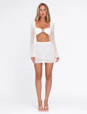MACAULEY MINI SKIRT WHITE