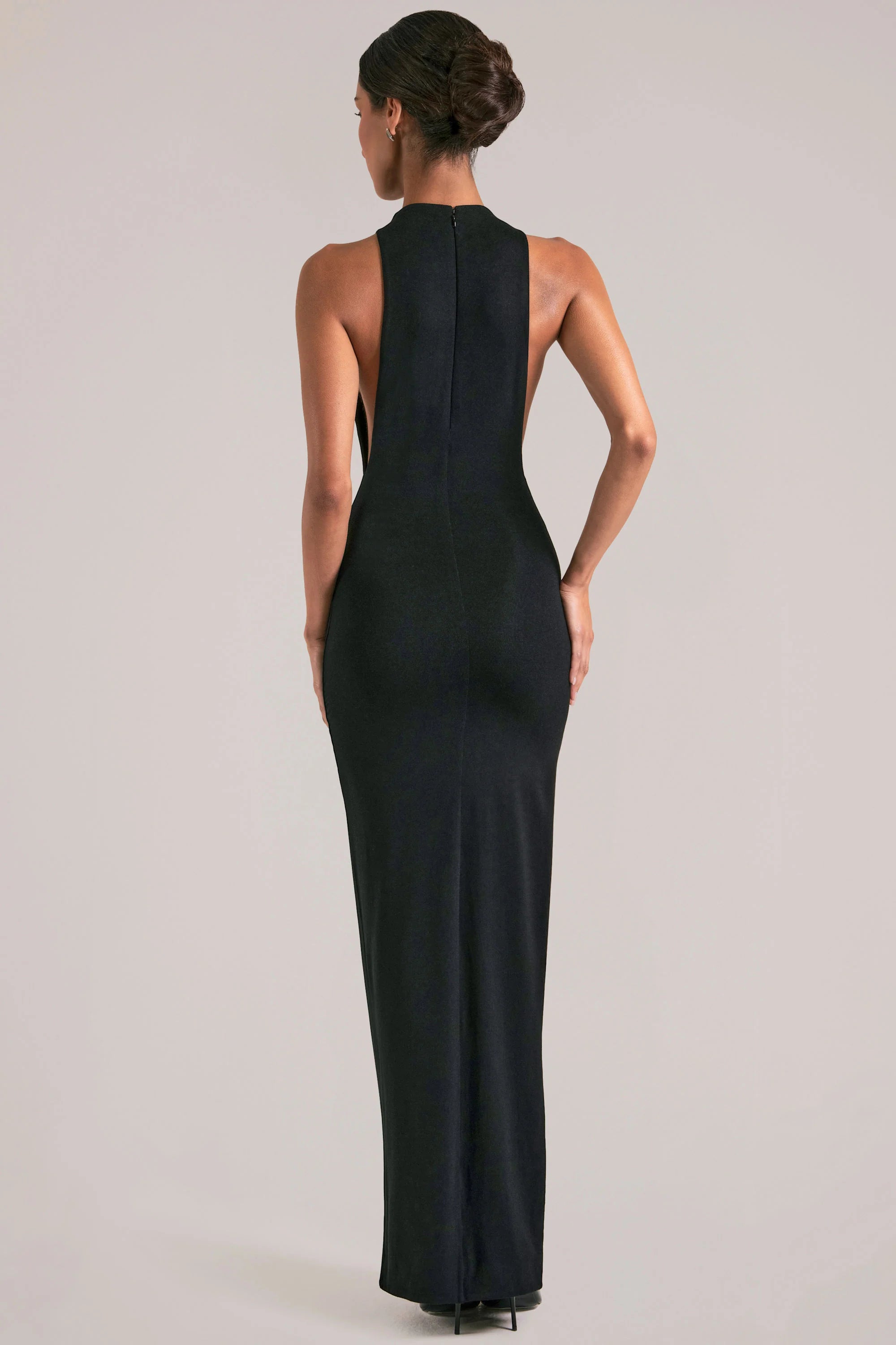 Sleeveless Maxi Dress in Black
