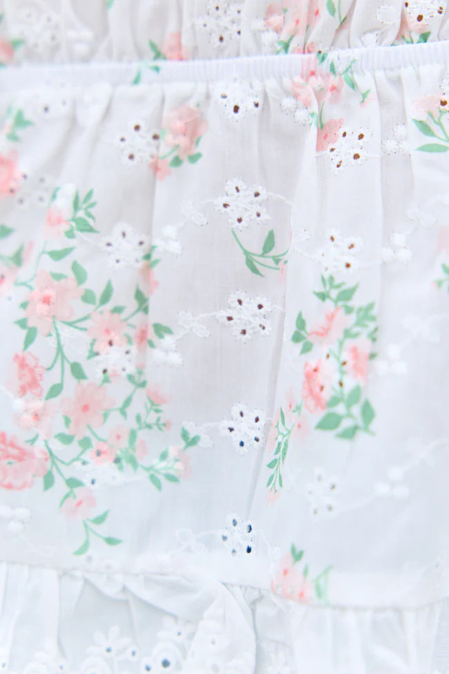 Briar Pink Floral Babydoll Tank