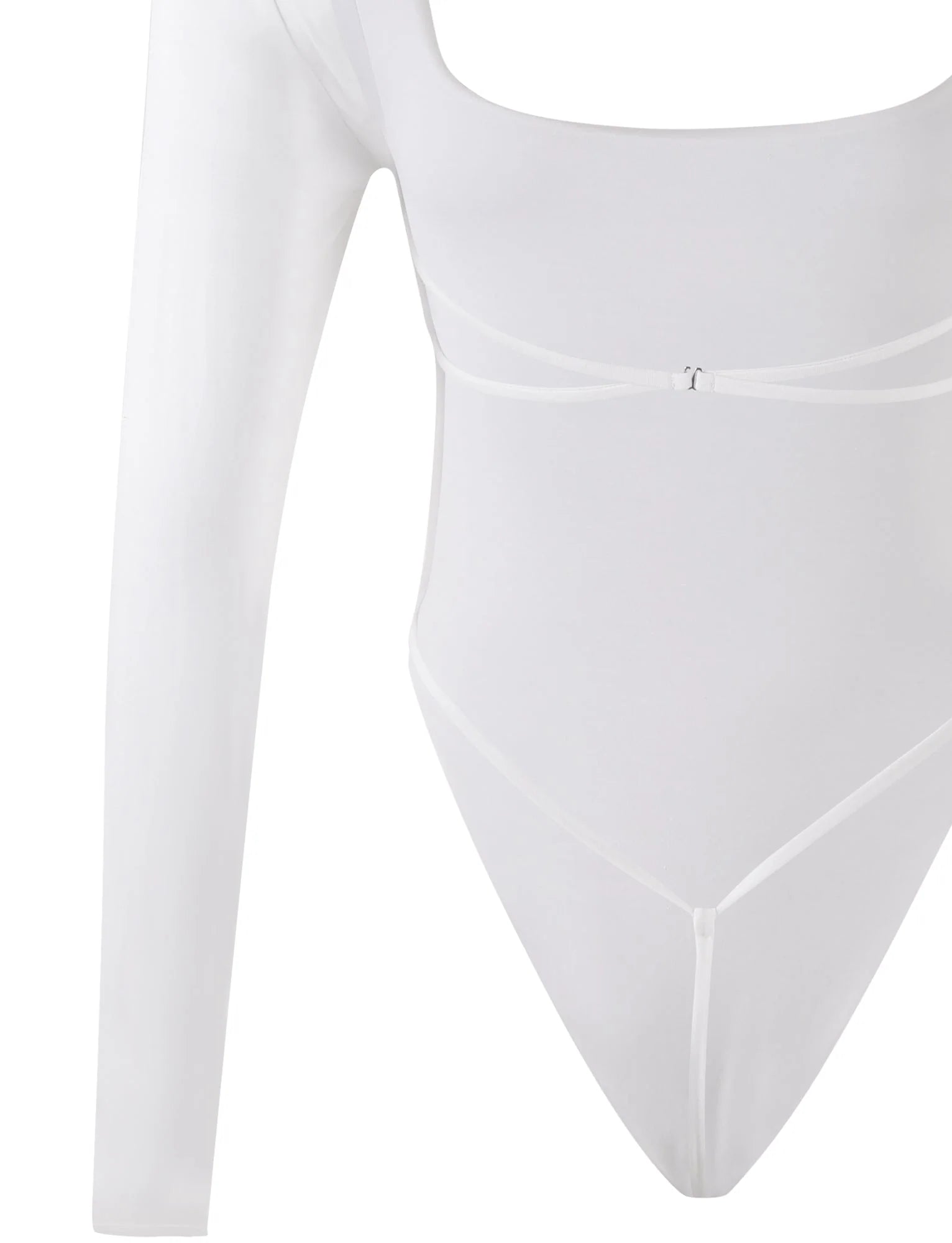 MINERVA LONG SLEEVE BODYSUIT WHITE