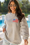 Live Free Light Grey Graphic Sweatshirt