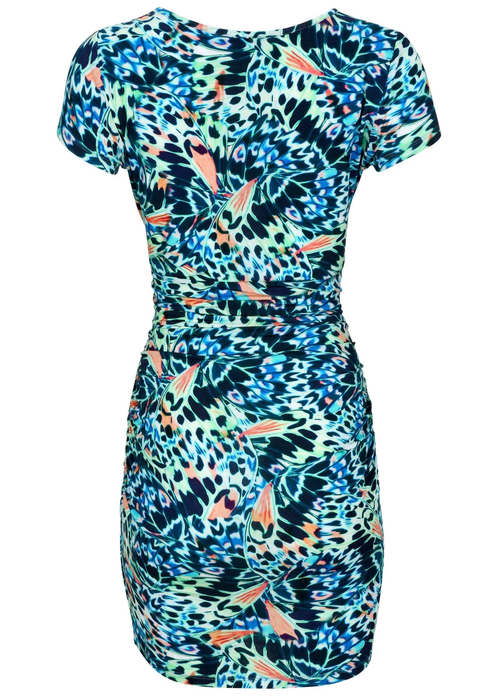 V Neck Mini Dress Parisian Monarch