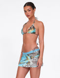 FINLEA MINI SKIRT MULTI ANIMAL BUTTERFLY ANIMAL