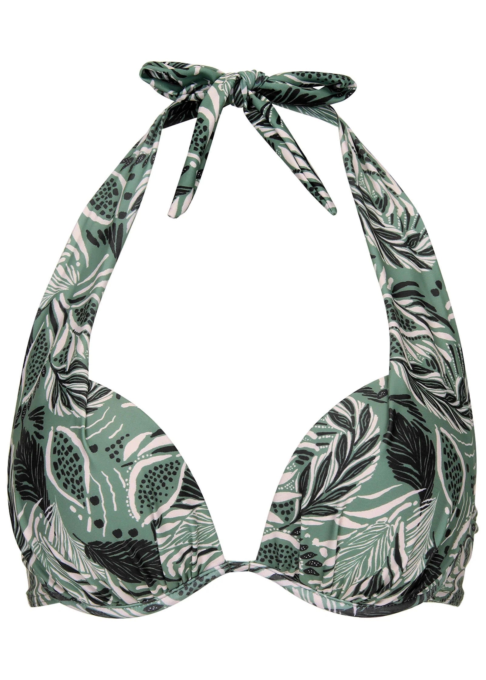 Marilyn Push Up Bikini Top Sketchy Palms