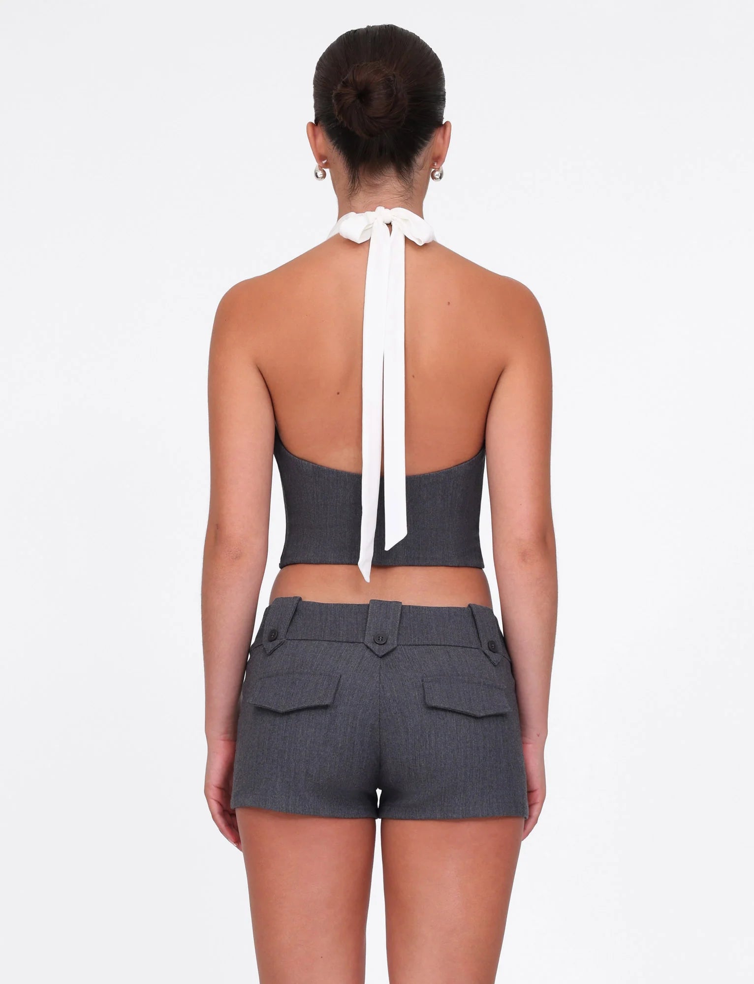 LOTUS TOP CREAM GREY