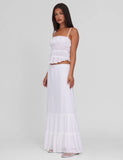 ASHLYNN MAXI SKIRT WHITE