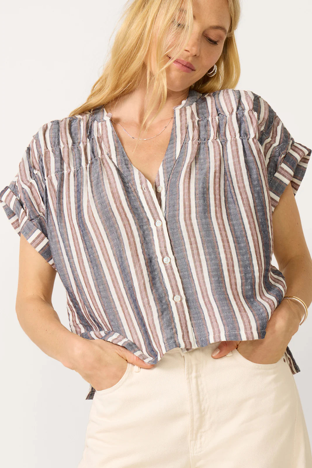 Cecilia Stripe Blouse