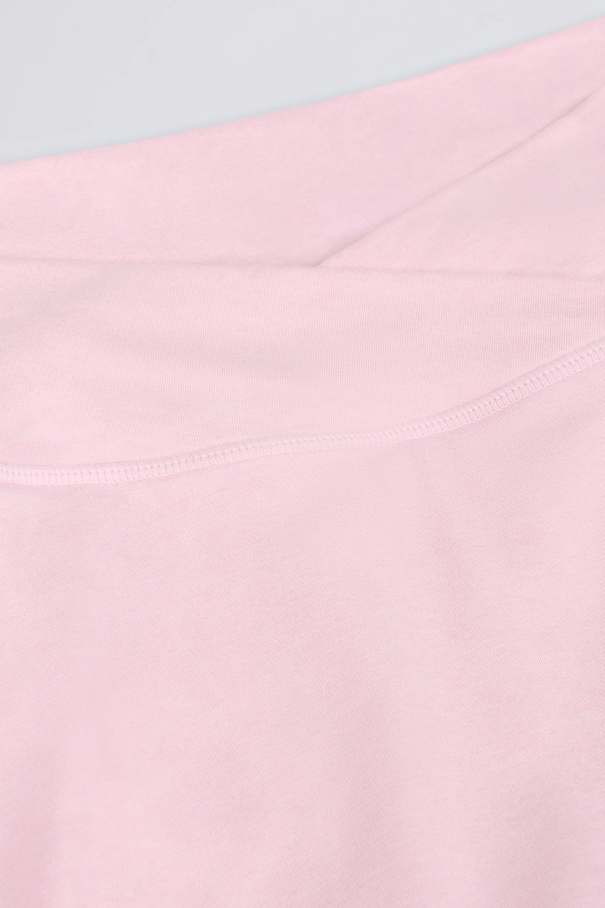 Brushed Jersey Crossover Mini Skort in Bloom