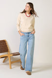 Dara Side Ruched Sweatshirt