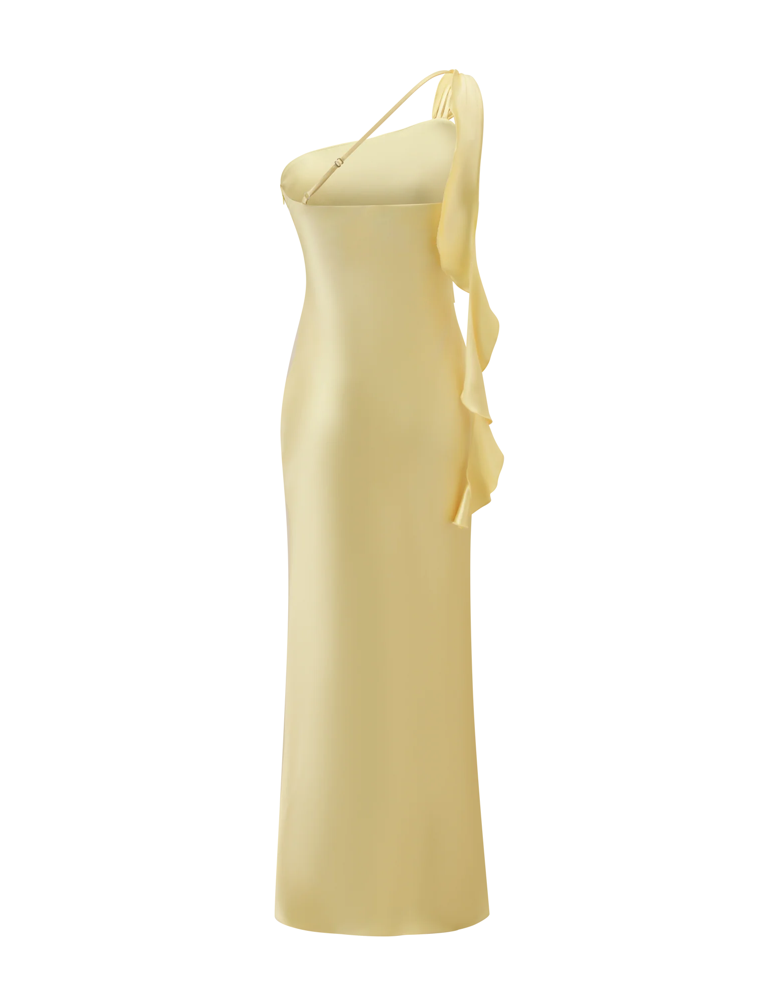 RAINEY MAXI DRESS BUTTER YELLOW