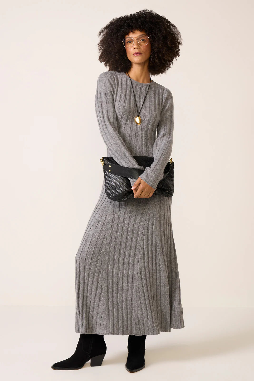 Babysoft Fit n Flare Midi Dress