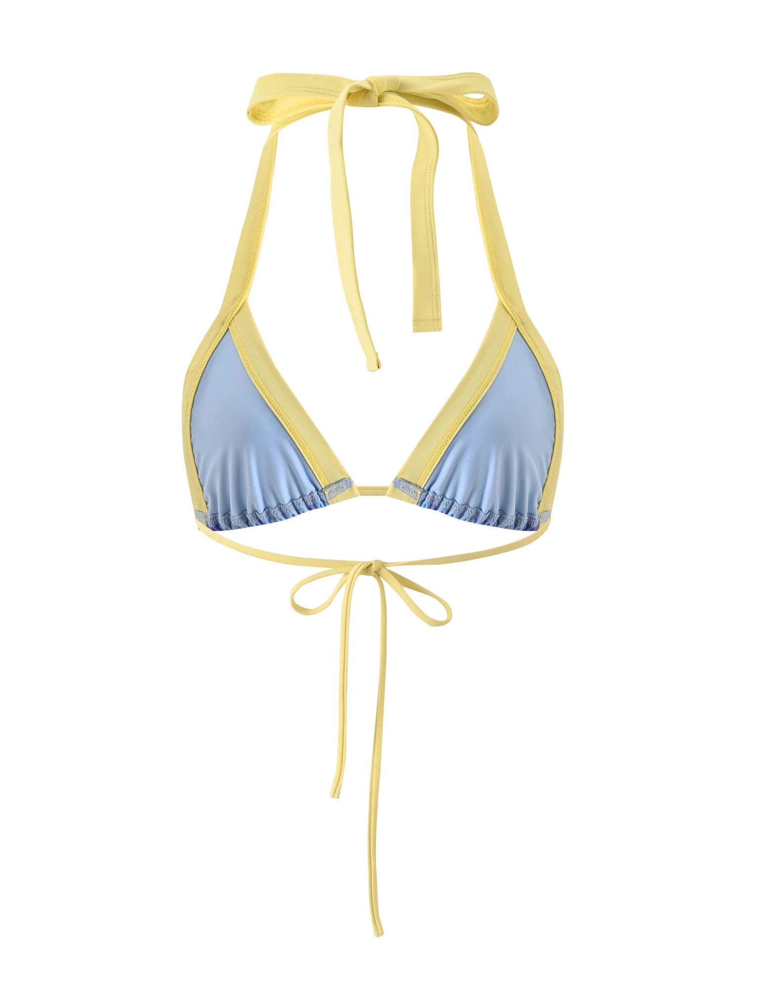 EMBERLAIN BIKINI TOP BLUE MACRO FLORAL