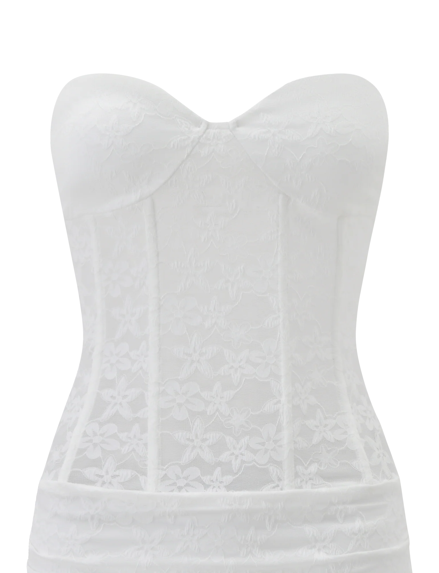PETRA MINI DRESS WHITE LACE