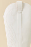 Shania White Cowboy Boots