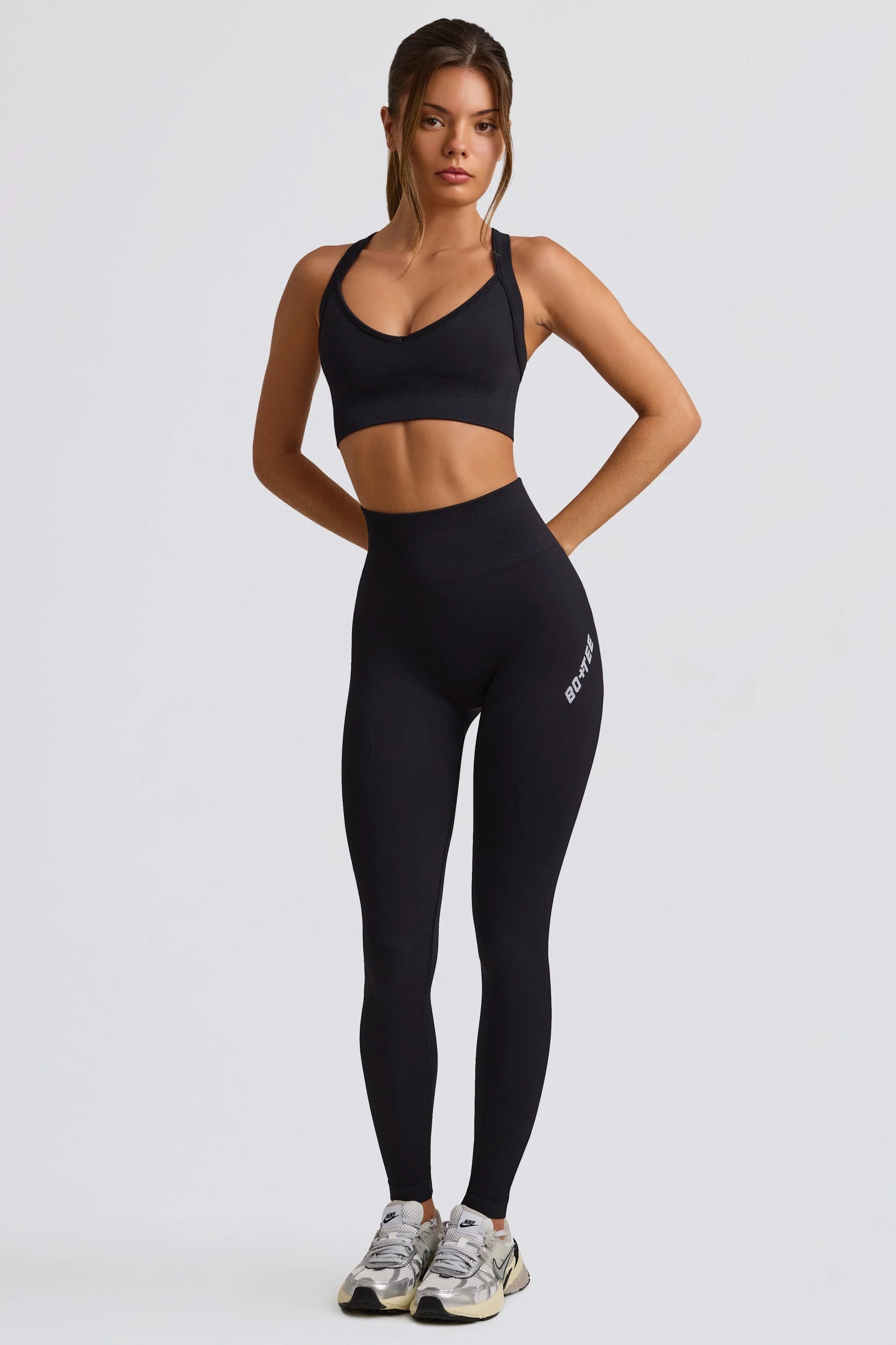 Super Sculpt Seamless High Waist Leggings in Black