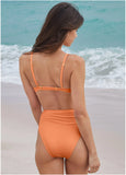 Tahiti Midi Bikini Bottom Cantaloupe