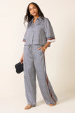 Printed Tala w Track Stripe