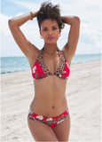 Belize Underwire Halter Top Tula Floral