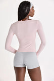 ButterCloud Tie Front Top in Blush