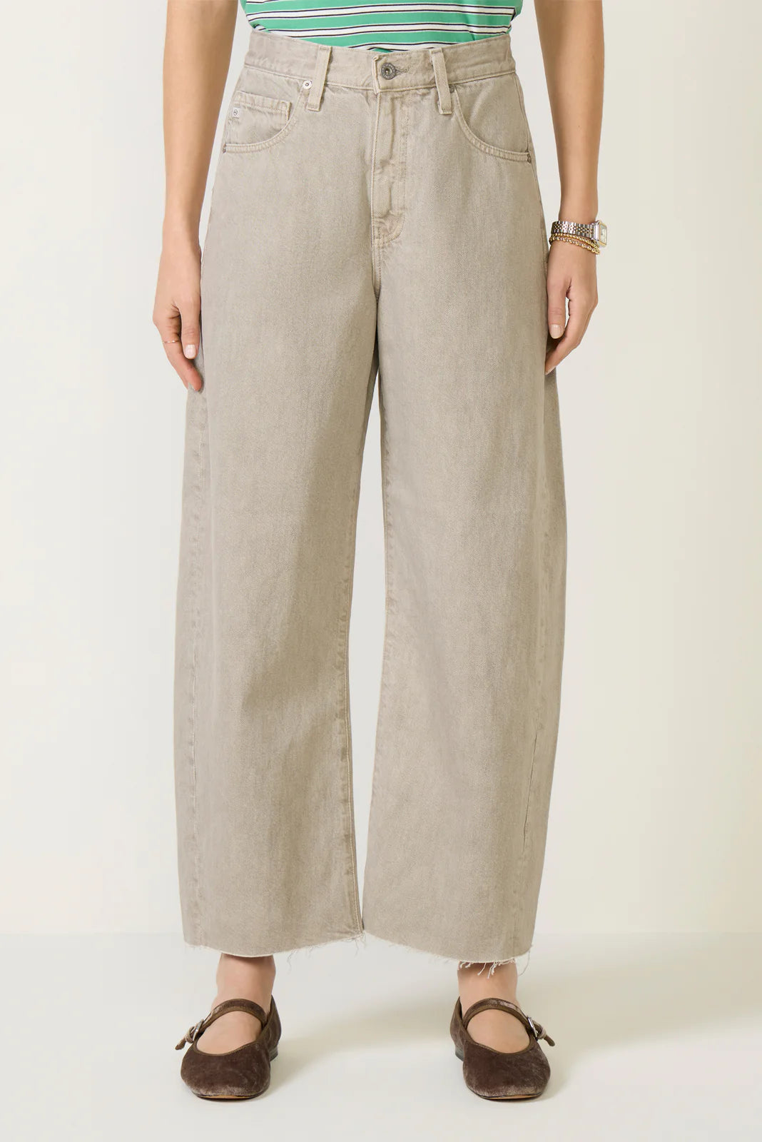 Hattie Barrel Cropped Jean
