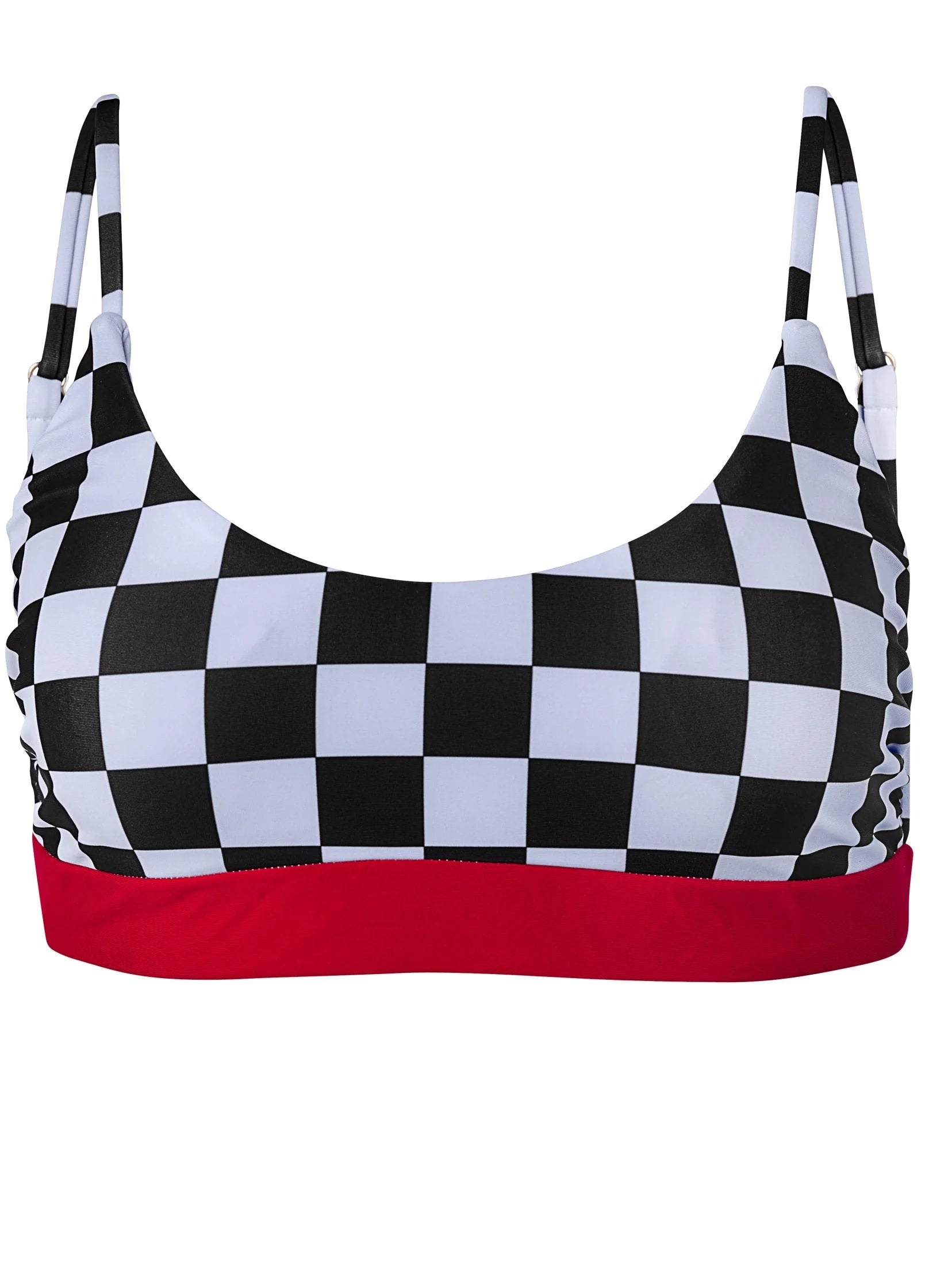 Scoop Neck Sport Top Checkmate