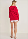 America Hoodie Sweater Racing Red Multi
