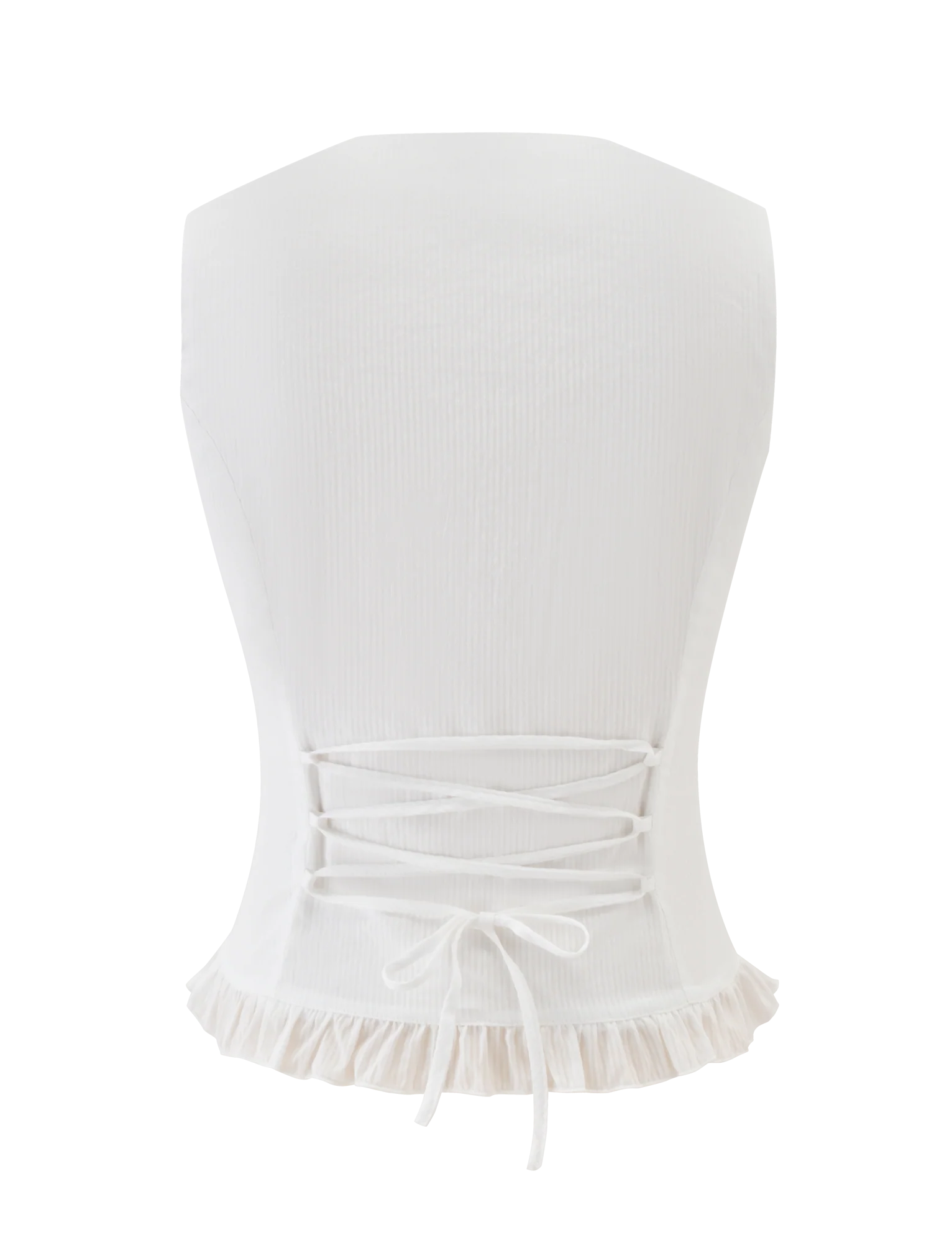 ANIYA KEYHOLE TOP WHITE