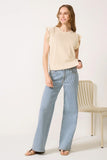 Tori Ruffle Sweatshirt