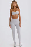 Soft Active Mid Rise Leggings in Grey