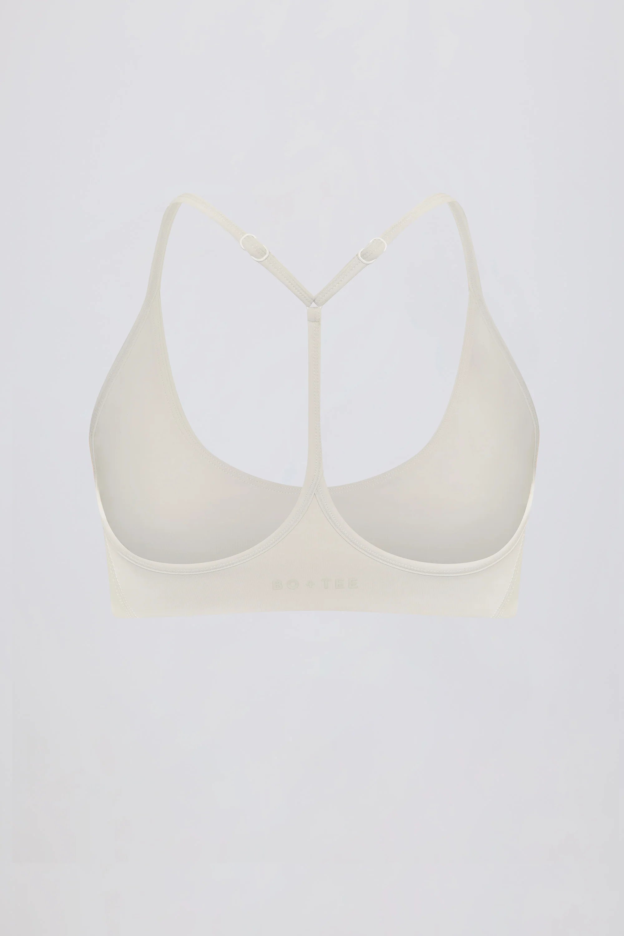 Soft Active Racerback Sports Bra in Oat