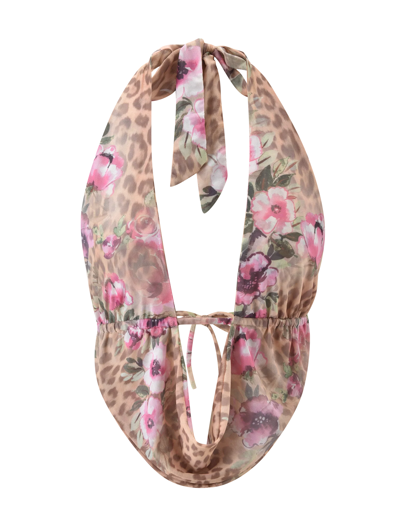 RISA TOP LEOPARD FLORAL