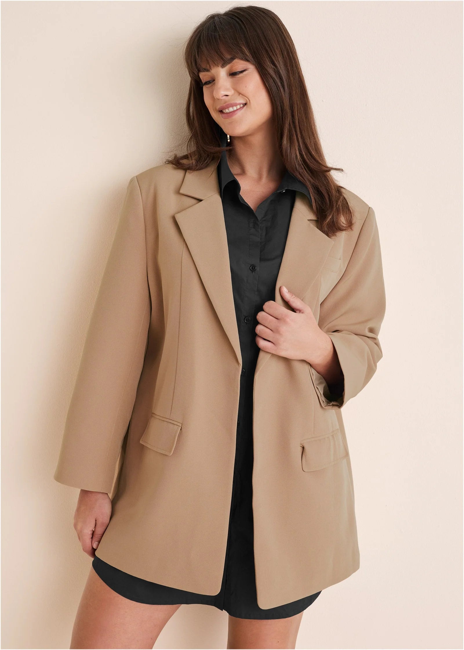 Oversized Blazer Camel