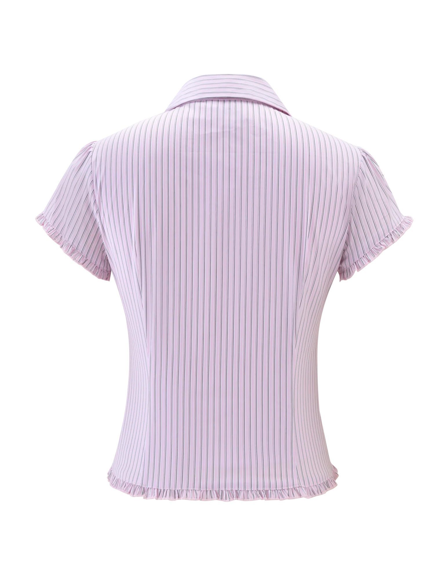 VALERIE SHORT SLEEVE SHIRT PINK STRIPE