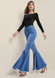 Extreme Flare Jeans Medium Wash