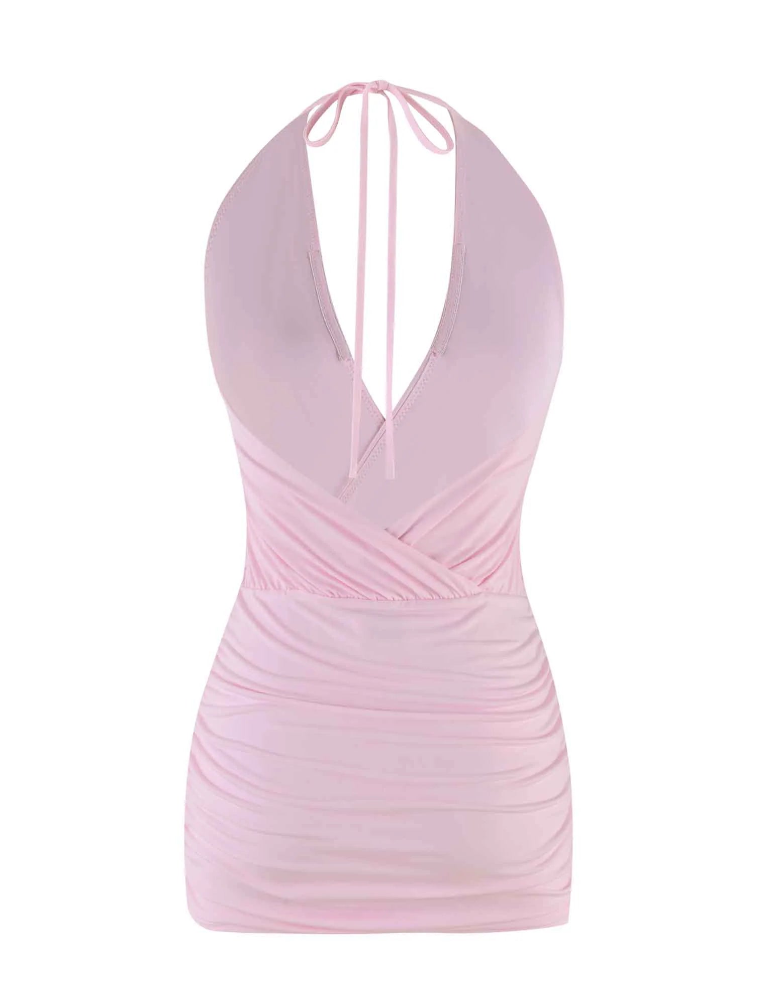 ANABELLE MINI DRESS PINK BABY PINK BABY PINK