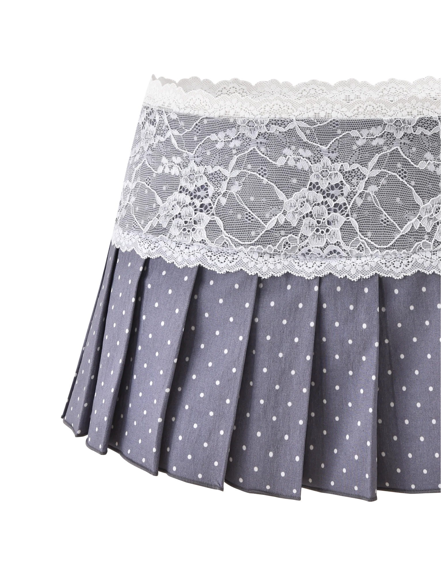 KITTIE LACE SKORT GREY DOT