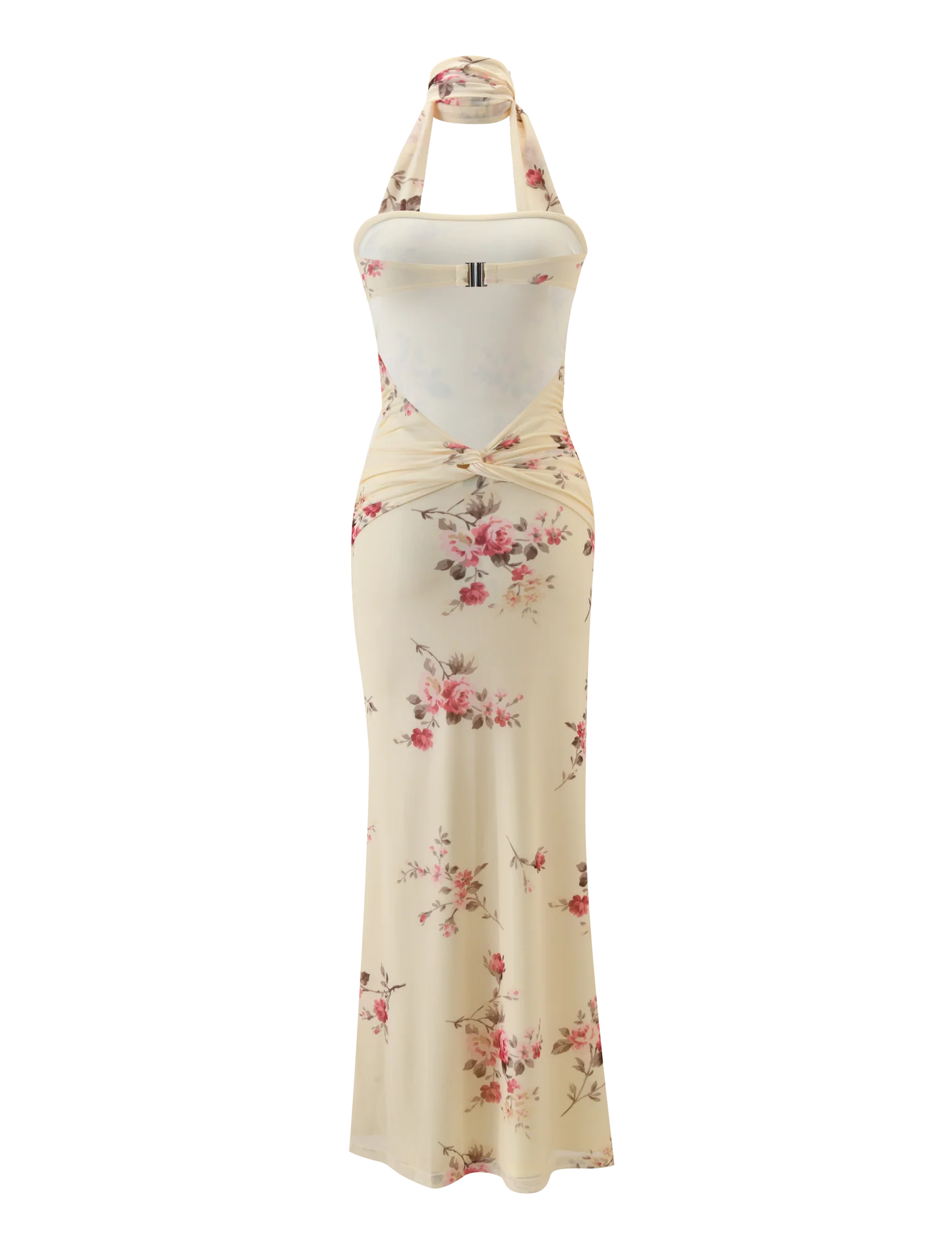 DANIELA SCARF DRESS YELLOW FLORAL